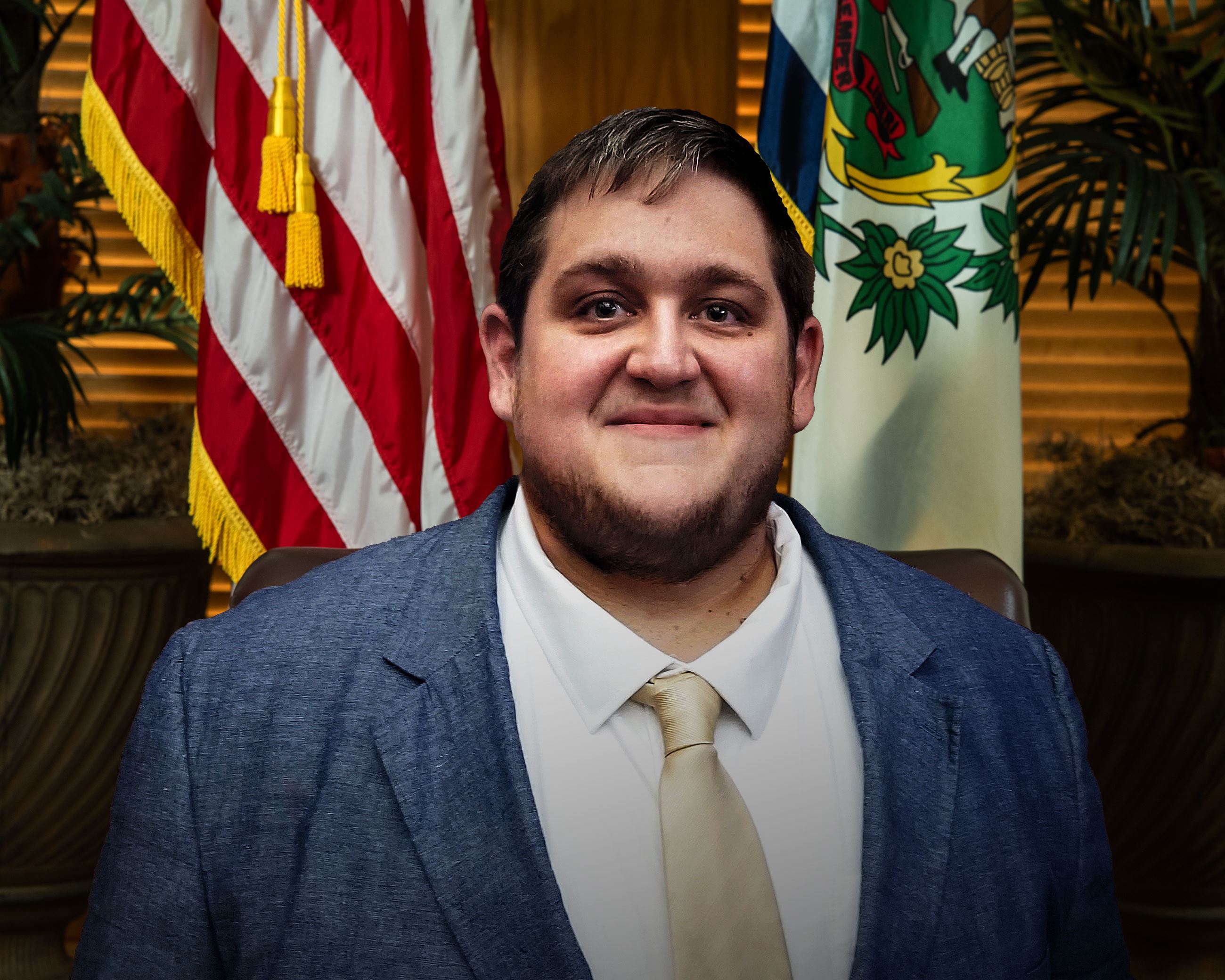 A photo of Clarksburg City Council member Ryan Deems