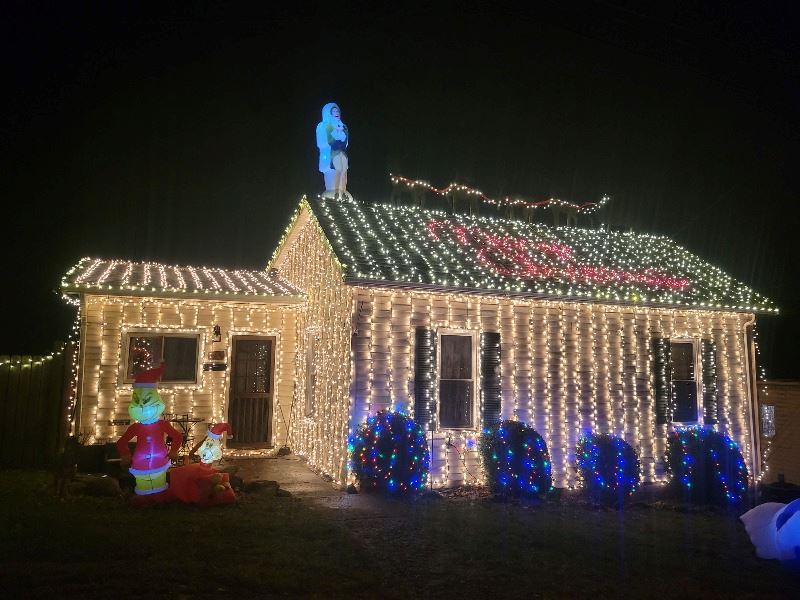 Christmas Lights Contest Winner 2023 - 1411 E Main Street